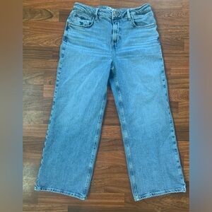 Zara Light Wash High Rise Wide Leg Jeans Women’s size 8 US